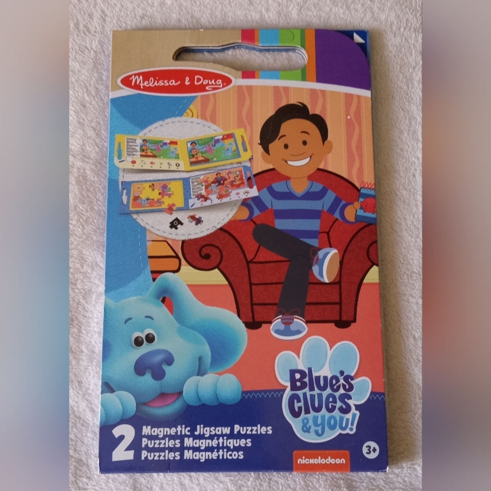 Melissa & Doug Blue's Clues Magnetic Jigsaw Puzzles - Blue and Red